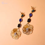Load image into Gallery viewer, Multicolor Flower Stones Earrings