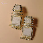 Load image into Gallery viewer, Rectangular Anti Tarnish Jhumka