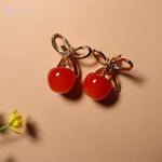 Load image into Gallery viewer, Korean Round Ball Golden Earrings