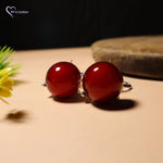 Load image into Gallery viewer, Korean Round Ball Golden Earrings