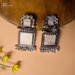 Load image into Gallery viewer, Rectangular Anti Tarnish Jhumka