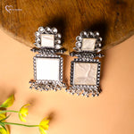 Load image into Gallery viewer, Rectangular Anti Tarnish Jhumka