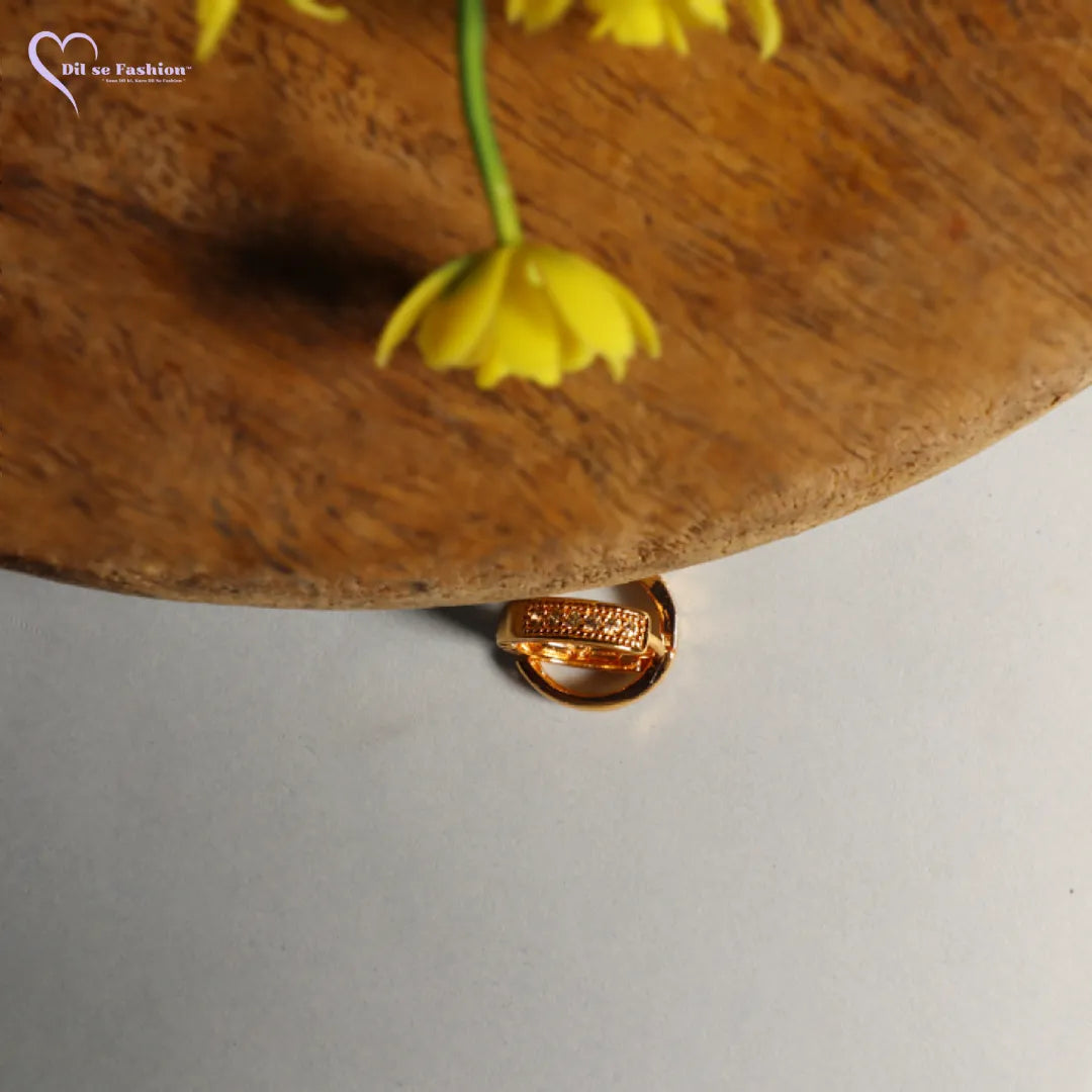 Gold Plated Color Anti Tarnish Daily Wear Earrings