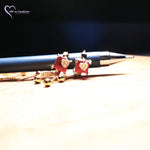 Load image into Gallery viewer, Gold Heart Anti Tarnish Daily wear Earring
