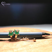 Gold Heart Anti Tarnish Daily wear Earring