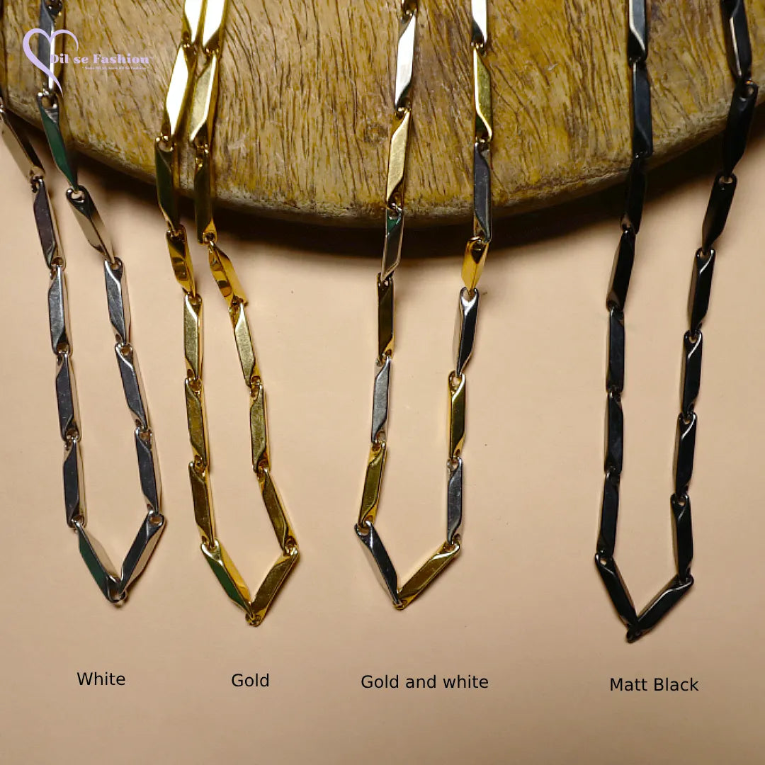 Premium Anti Tarnish Stainless Steel Rocky Locket Neck Chain for Men