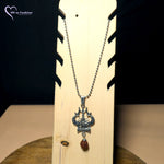 Load image into Gallery viewer, God Shiv Trishul with damru Silver Pendant big for Men and Women
