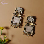 Load image into Gallery viewer, Rectangular Anti Tarnish Jhumka

