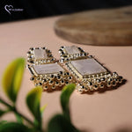 Load image into Gallery viewer, Rectangular Anti Tarnish Jhumka
