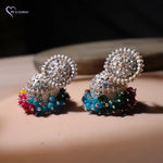 Load image into Gallery viewer, Multicolor Anti Tarnish  Beautiful Jhumka
