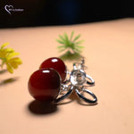 Load image into Gallery viewer, Korean Round Ball Golden Earrings
