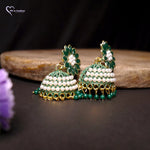 Load image into Gallery viewer, Round Flower Stones  Stunning Earrings
