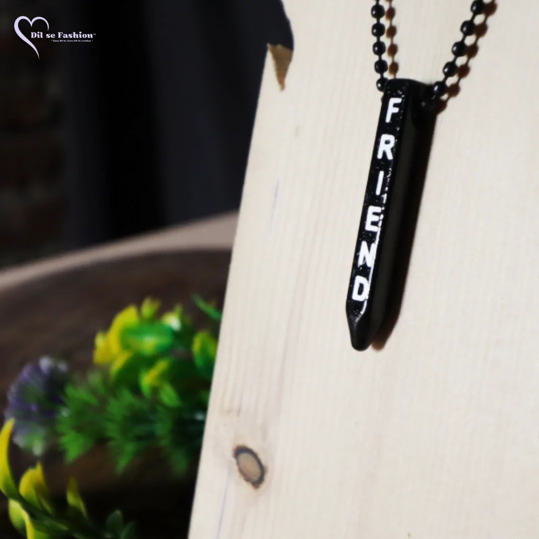 Trendy FRIEND Chain Pedant for Boys and Girls