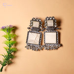 Load image into Gallery viewer, Rectangular Anti Tarnish Jhumka
